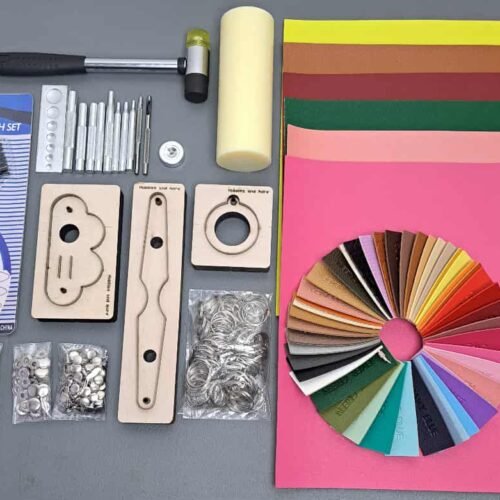 Circle Bag Tag + Heart Cord Holder Bundle