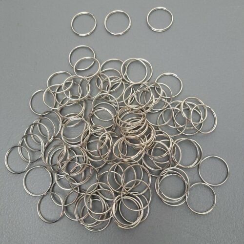 Key Ring 25mm Silver  (100s)